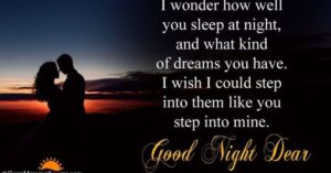 Romantic Good Night Messages