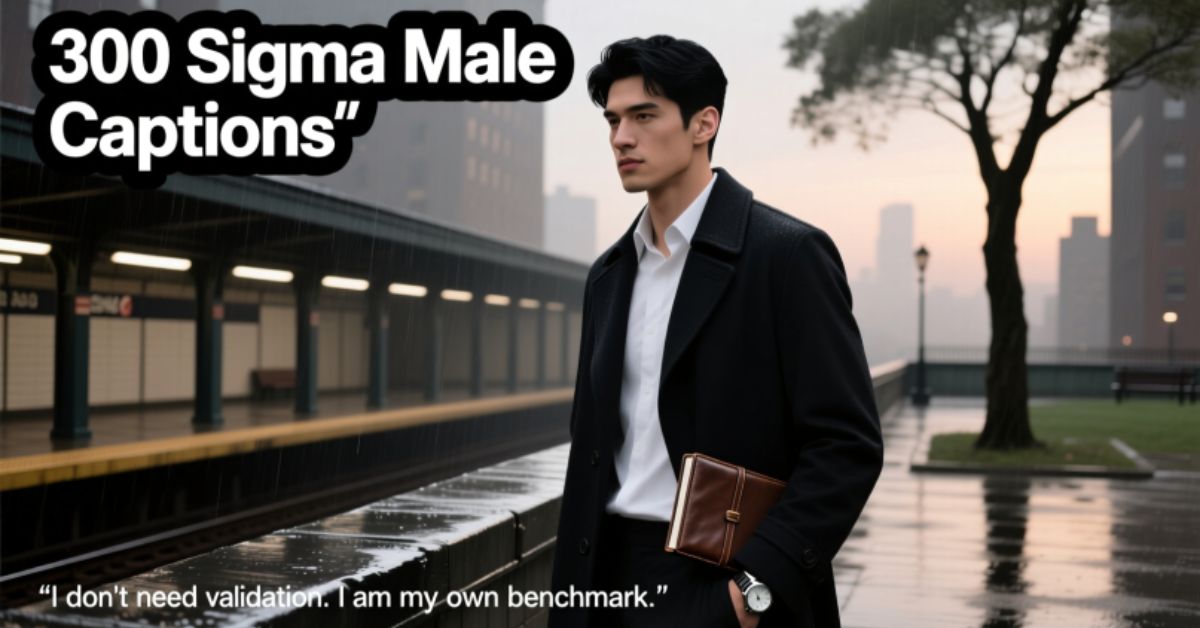Sigma Male Instagram Captions