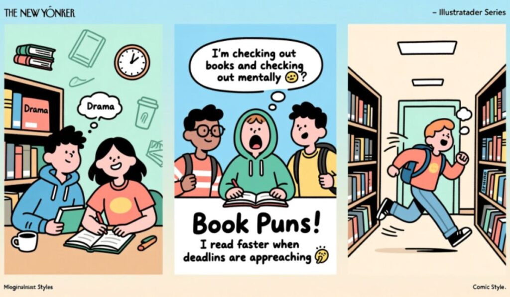 Book Puns One Liners for Students