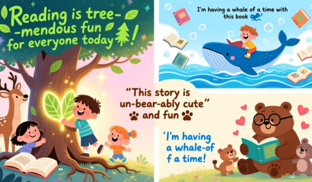 Kids Book Puns One Liners