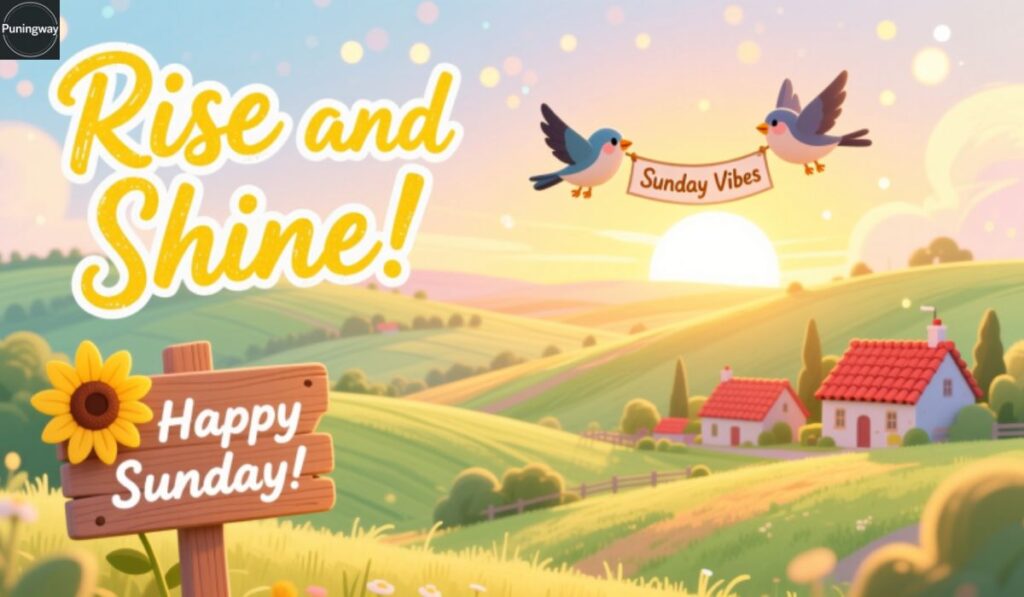 Rise and Shine! Happy Sunday Message