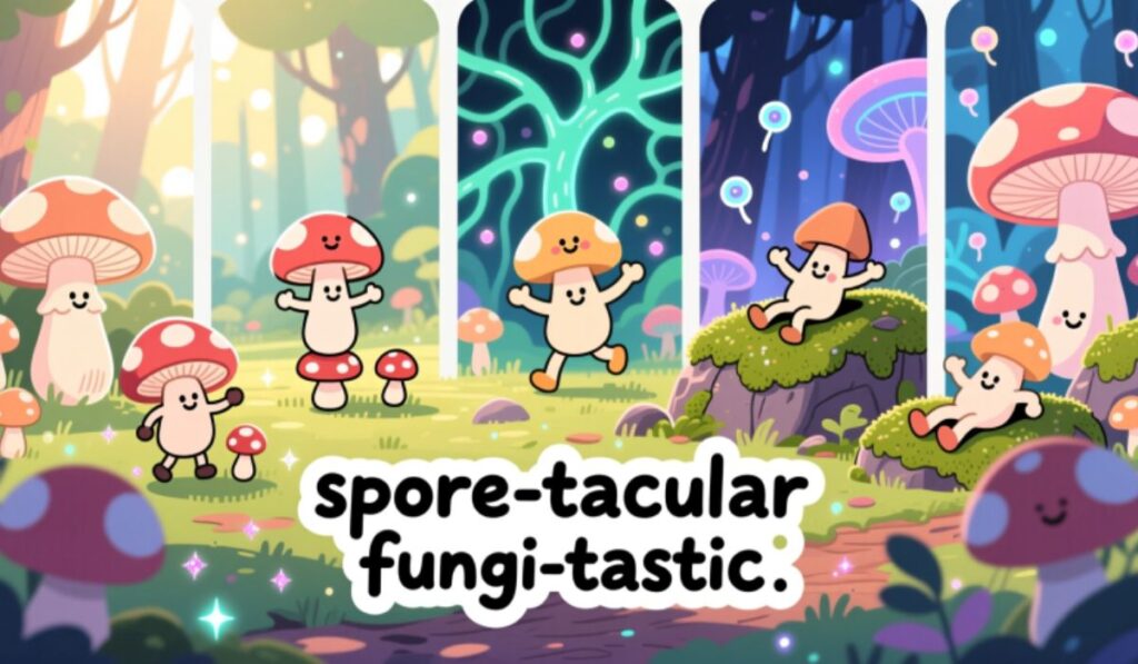 Spore-tacular Mushroom Captions for Every Occasion