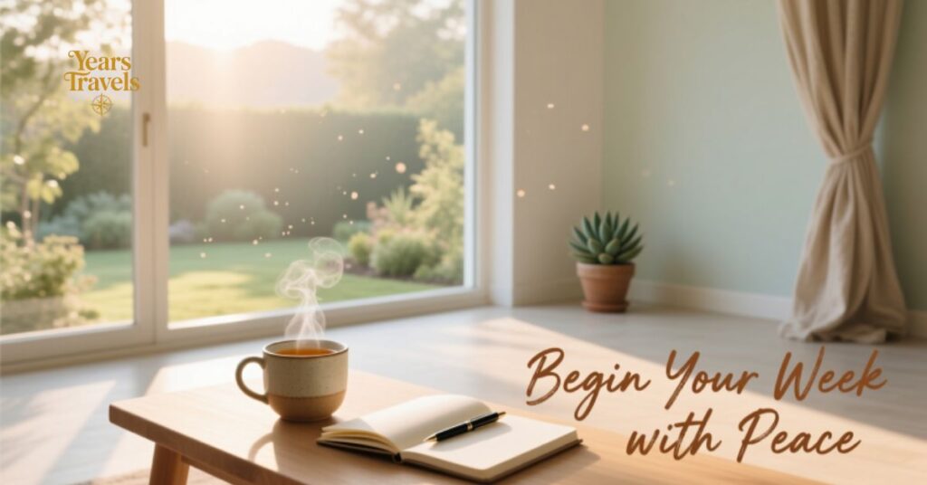 Begin Your Week with Peace